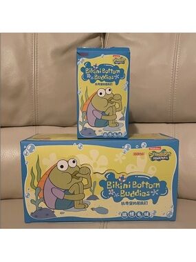 SpongeBob Squarepants Bikini Bottom Buddies Boxed Plush - Yellow, Blue, Green